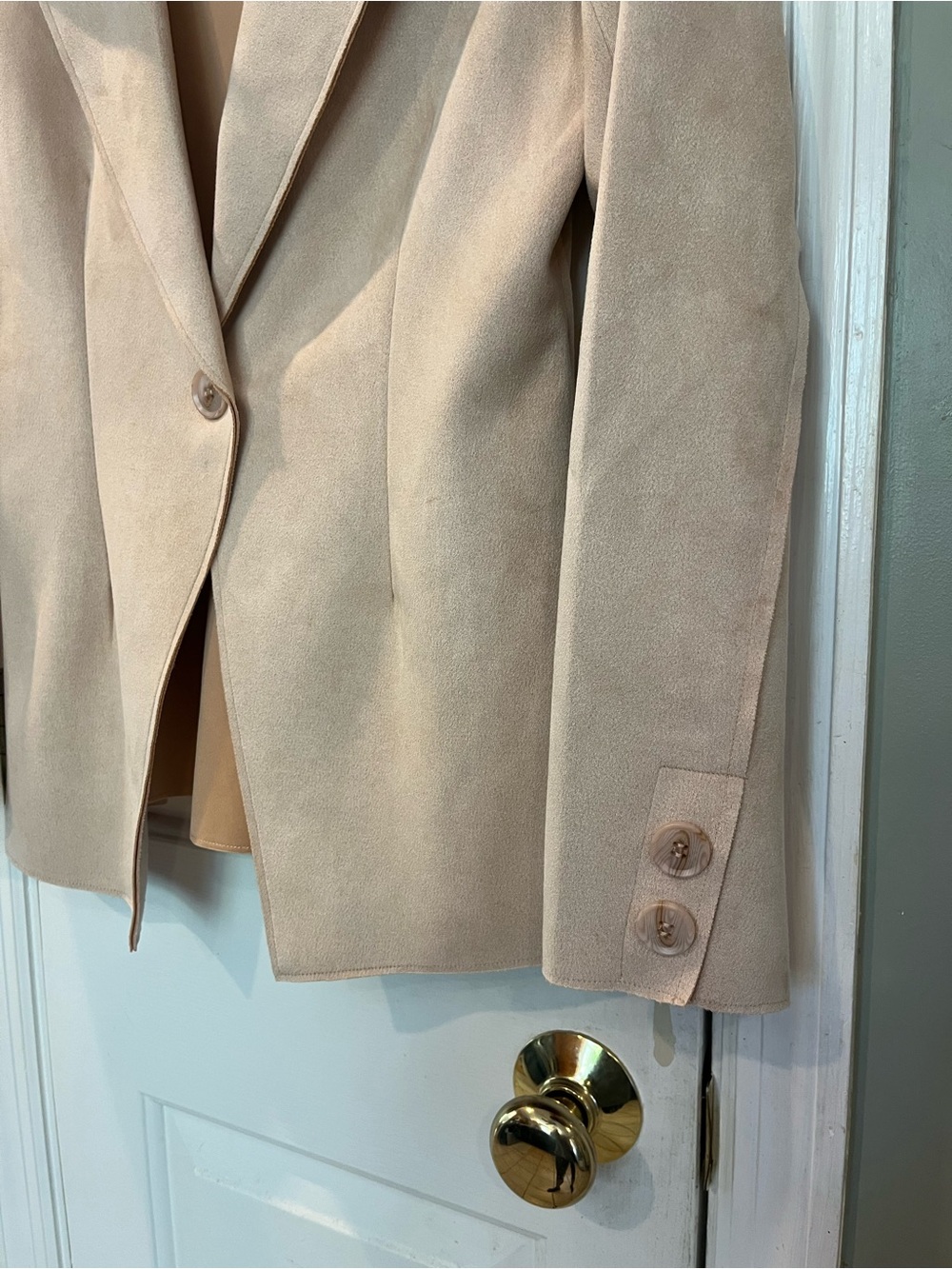 Anthropologie Solitaire blazer featuring a single-button closure S b1 - Picture 2 of 5
